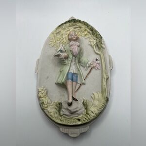 Vintage Occupied Japan wall plaque